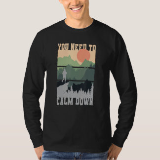 Camiseta Você Precisa Se Acalmar Meditação