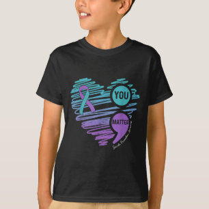 Camiseta Você Prevenção do Suicídio Conscientização Semicol