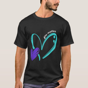 Camiseta Você Prevenção do Suicídio Conscientização Verde-a