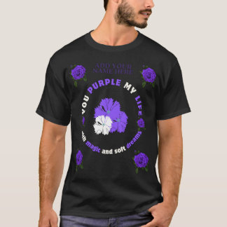 Camiseta você púrpura minha vida