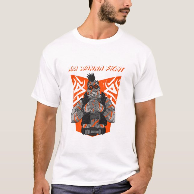 Camiseta Você Quer Brigar! (Frente)