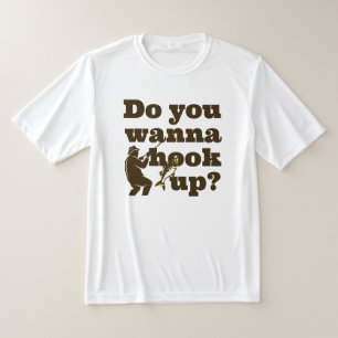 Camiseta Você quer ficar acordado? Camisa-T Engraçada