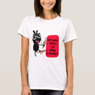 Camiseta Você quer jogar um jogo? Bunny T-shirt