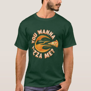 Camiseta Você quer pizza comigo?