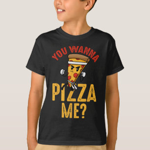 Camiseta Você Quer Pizza Eu Ninja Engraçado Karate Kawaii P