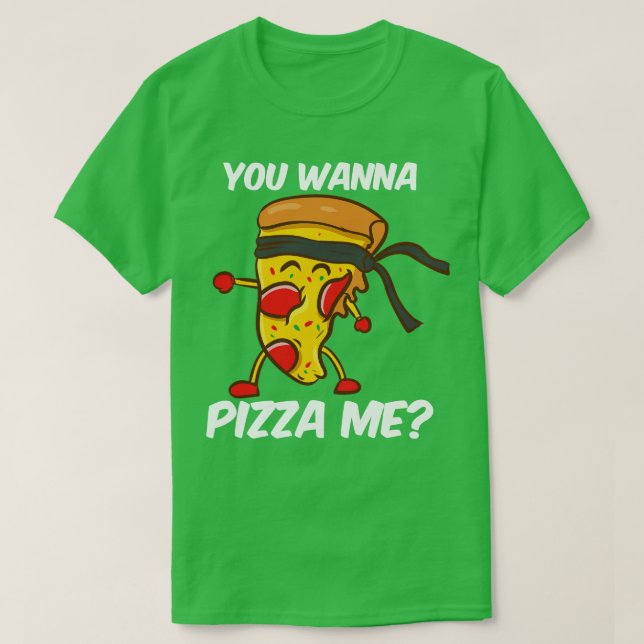 Camiseta Você Quer Pizza Me (Frente do Design)
