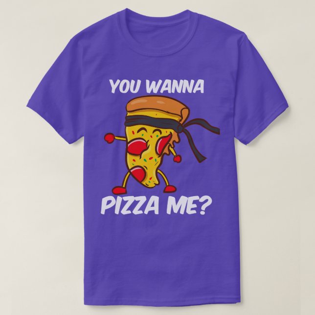 Camiseta Você Quer Pizza Me (Frente do Design)