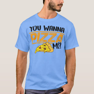 Camiseta Você Quer Pizza Me Comendo Pizza Italiana De Comid