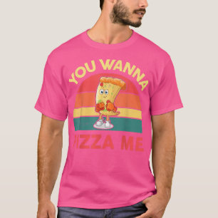 Camiseta Você Quer Pizza Memen Mulheres Engraçadas Foodie I