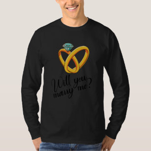 Camiseta Você Quer Se Casar Comigo