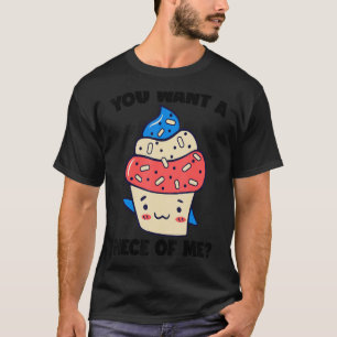 Camiseta Você Quer Um Pedaço Meu Confeccionador De Bolo Bi