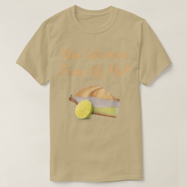 Camiseta Você Quer Uma Comida Engraçada De Limão De Pie Des (Frente do Design)