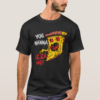 Camiseta Você Quer Uma Pizza Comigo Pizzeria Fazedor de Piz