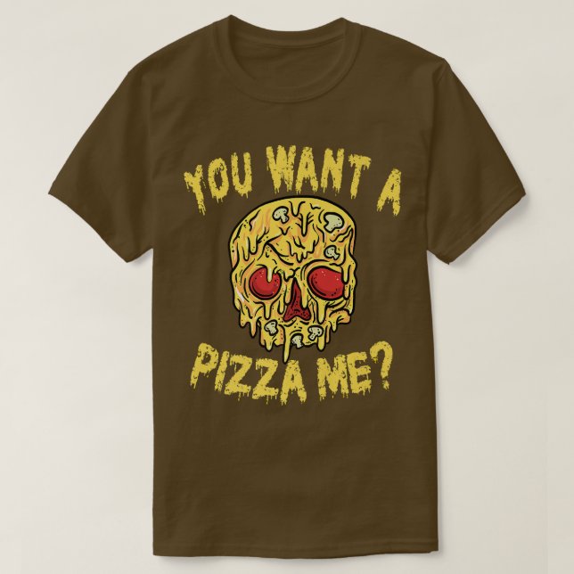 Camiseta Você Quer Uma Pizza Me 38466235 (Frente do Design)