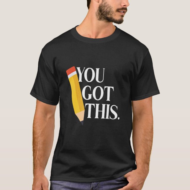 Camiseta Você Recebeu Este Teste De Professores Motivaciona (Frente)