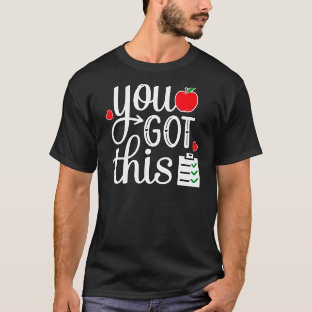 Camiseta Você Recebeu Este Último Dia De Professora Estudan (Frente)