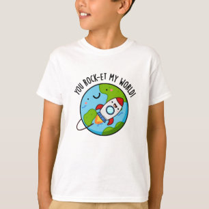 Camiseta Você Rock-et-My World Engraçado Rocket Pun