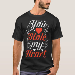 Camiseta Você Roubou Meu Coração 2025 Design Para Expressar