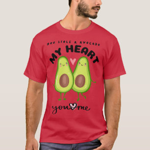 Camiseta você roubou um abacate meu coração 2
