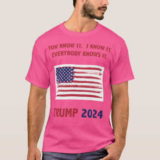 Camiseta Você Sabe. Eu Sei. Todo Mundo Sabe. Armário