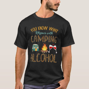 Camiseta Você Sabe O Que Rima Com Campos E Vinho De Álcool