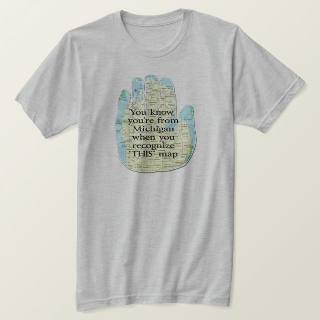 Camiseta Você sabe que é de Michigan quando (Frente do Design)