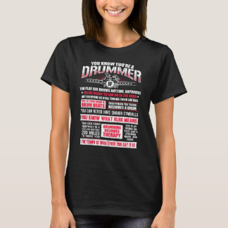 Camiseta Você Sabe Que É Um Drummer