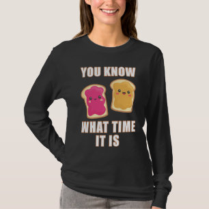 Camiseta Você Sabe Que Hora É  Manteiga de Amendoim & Gelei