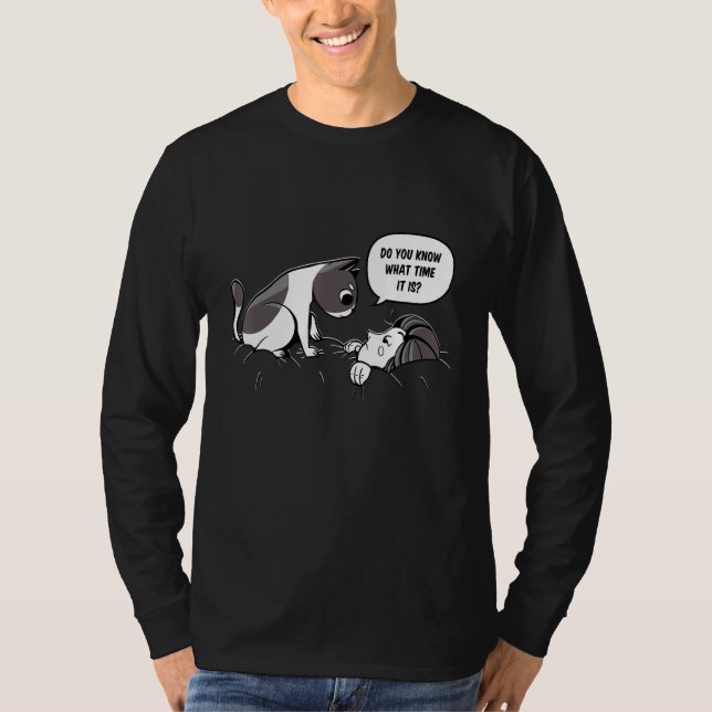 Camiseta Você Sabe Que Horas É O Amor Da Cat Mãe? (Frente)