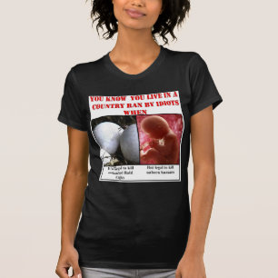 CAMISETA VOCÊ SABE QUE VOCÊ MORA EM UM PAÍS CORRIDO POR 
