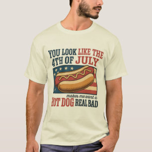 Camiseta Você se parece com o 4º de julho - Dia da Independ