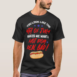Camiseta Você se parece com o quarto de julho, Engraçado, a
