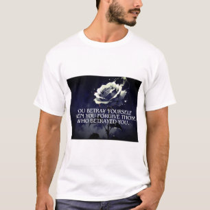 Camiseta "Você se trai - Rosa Escuro Citação na Traição