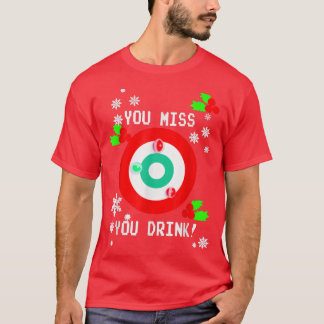 Camiseta Você Sente Falta Do Jogo Você Bebe O Jogo De Natal