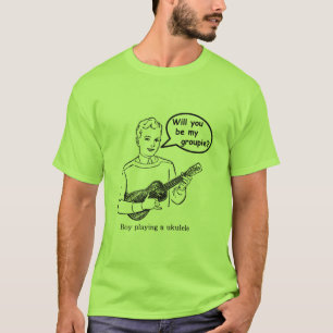 Camiseta Você será meu fanático? (Ukulele)