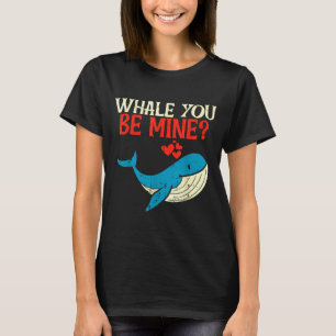 Camiseta Você Será Minha Baleia Piada Orca Dia dos Namorado