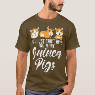 Camiseta Você só não pode ter muitos porcos de Guiné