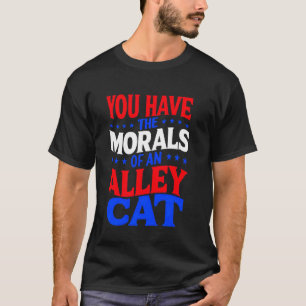 Camiseta Você Tem a Moral de um Gato de Rua Discussão Diver