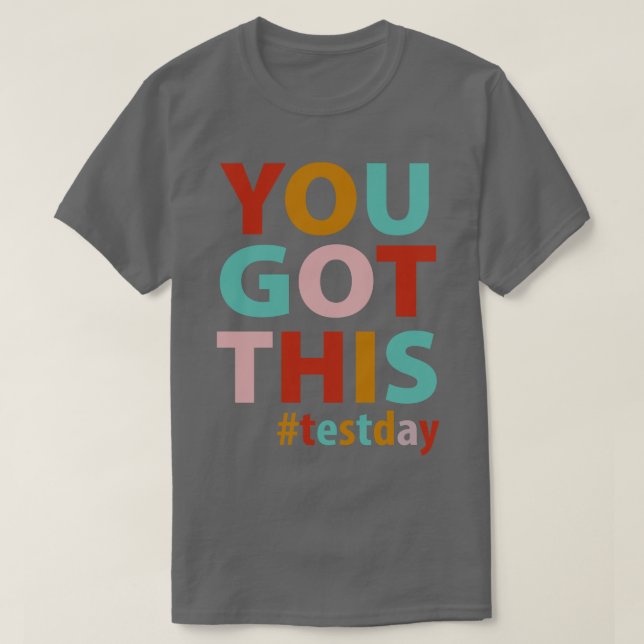 Camiseta Você tem este Testday (Frente do Design)