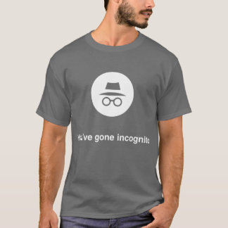 Camiseta Você tem Google em incógnito ido croma