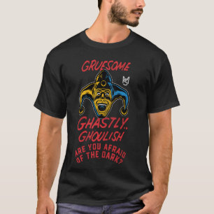 Camiseta Você tem medo do sangrento Jest do Dia das Bruxas