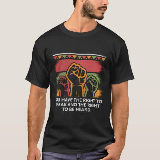 Camiseta Você Tem O Direito De Falar Independência Social J