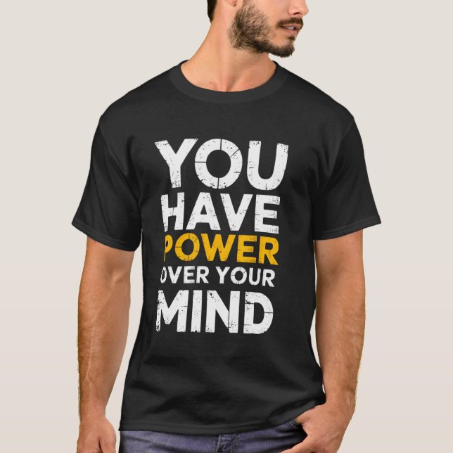Camiseta Você Tem Poder Sobre Sua Mente Marcus Aurelius Est (Frente)