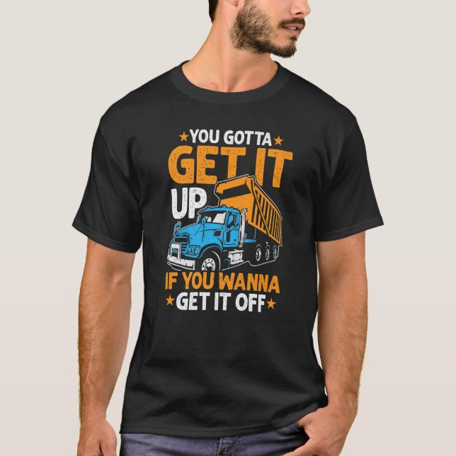 Camiseta Você Tem Que Arrancar Mens De Pai De Caminhão (Frente)