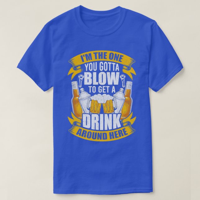 Camiseta Você Tem Que Explodir Bartending (Frente do Design)