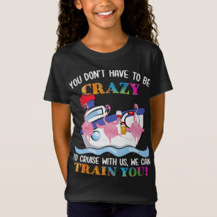 Camiseta Você Tem Que Ser Louco Para Nos Cruzar Flamingo
