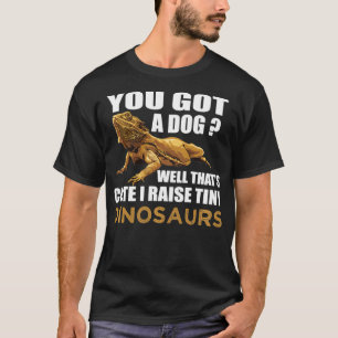 Camiseta Você tem um cachorro... bem, é bom eu levantar din