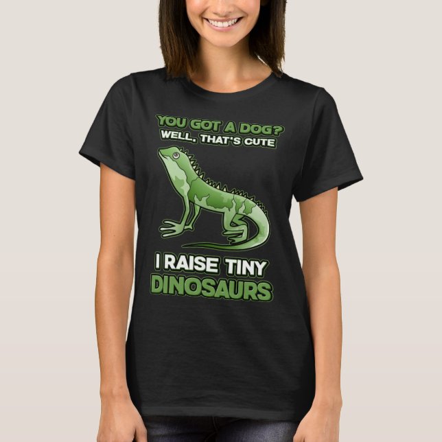 Camiseta Você Tem Um Cachorro Que Eu Levanto Dinossauros Pe (Frente)