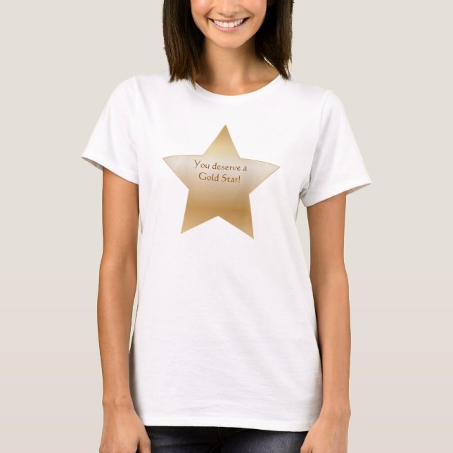 Camiseta Você tem uma estrela Dourada! (Frente)