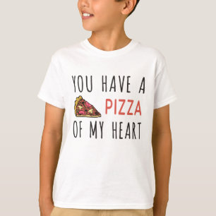 Camiseta Você tem uma pizza do meu coração